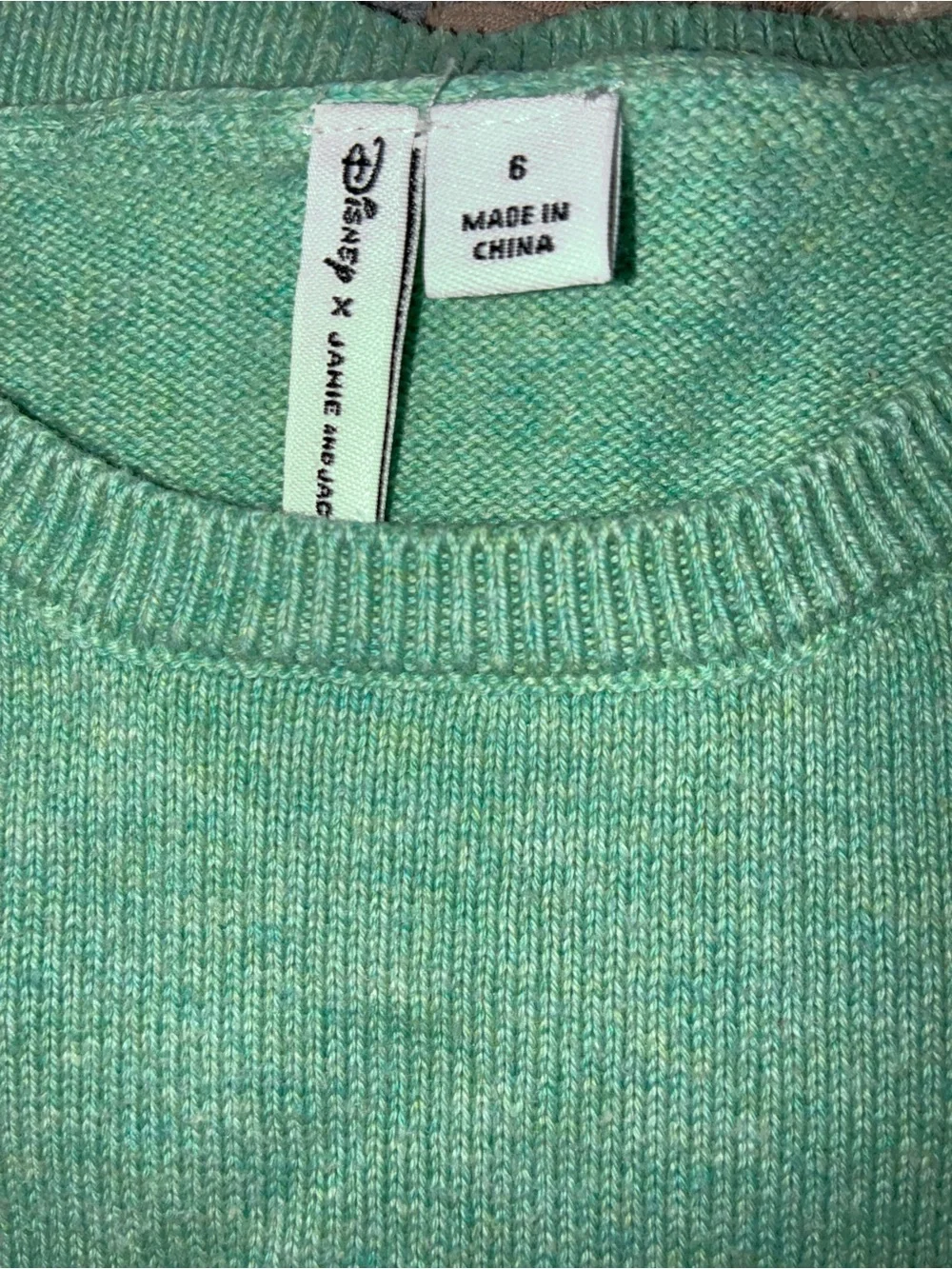 Janie and Jack Mint Green Tink Pullover Sweater